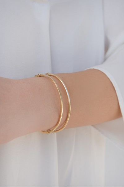 Βραχιόλι Χρυσό 14Κ Bangle It