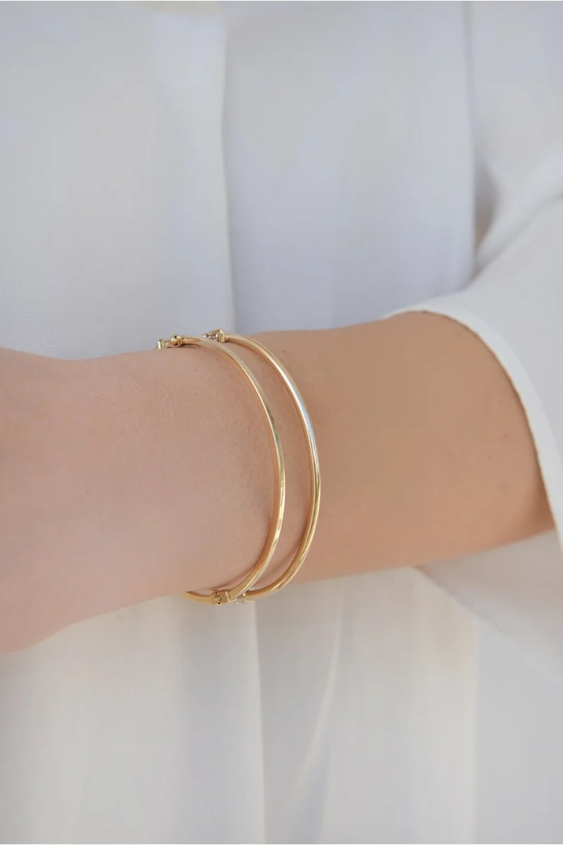 Βραχιόλι Χρυσό 14Κ Bangle It