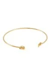Βραχιόλι Χρυσό 14Κ Bangle Πλεξούδα 4614