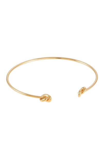 Βραχιόλι Χρυσό 14Κ Bangle Πλεξούδα 4614