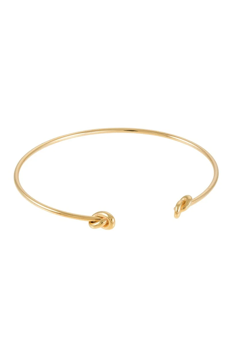 Βραχιόλι Χρυσό 14Κ Bangle Πλεξούδα 4614