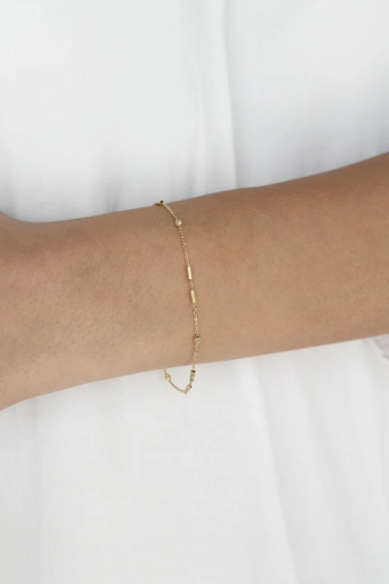 Βραχιόλι Χρυσό 14Κ Dolce Vita Beads 4832