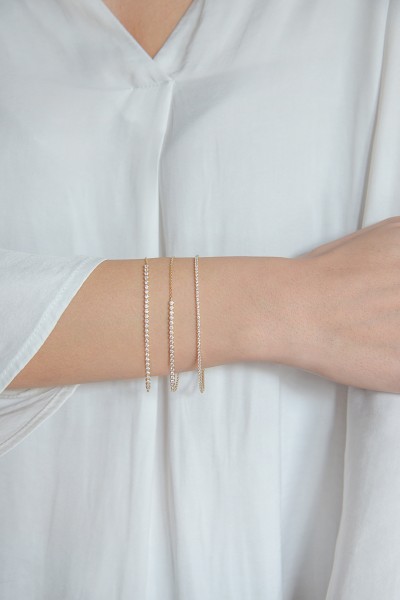 Βραχιόλι Χρυσό 14Κ Ριβιέρα