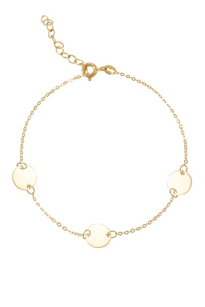 Βραχιόλι Χρυσό 14Κ Κυκλάκια