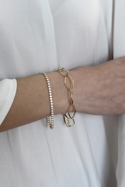 Βραχιόλι Χρυσό 14Κ Ριβιέρα Elite