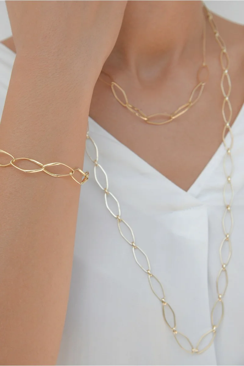 Βραχιόλι Χρυσό 14Κ Fashion Blogger Elite