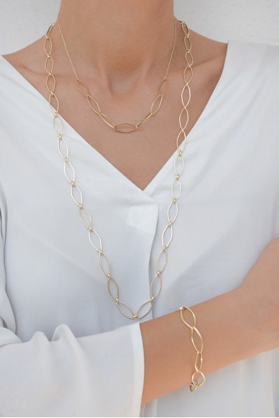 Βραχιόλι Χρυσό 14Κ Fashion Blogger Elite