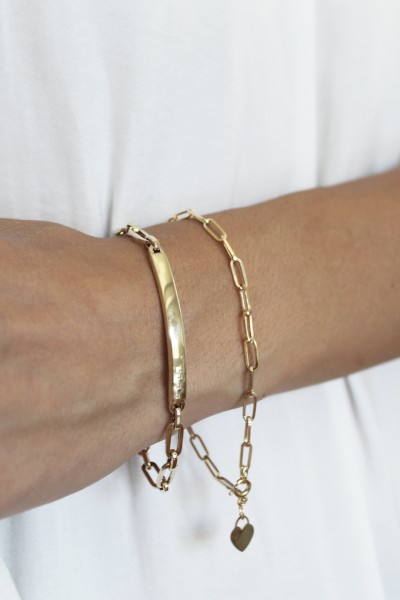 Βραχιόλι Χρυσό 14Κ Label It Elite