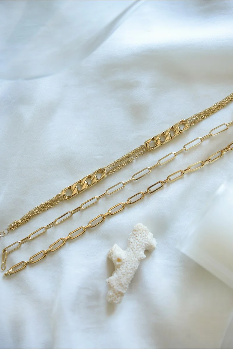 Βραχιόλι Χρυσό 14Κ Blogger Style Chain 5641