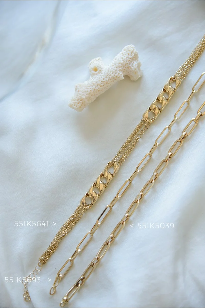 Βραχιόλι Χρυσό 14Κ Blogger Style 5693
