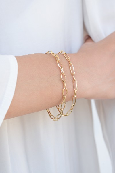 Βραχιόλι Χρυσό 14Κ Blogger Style 5693