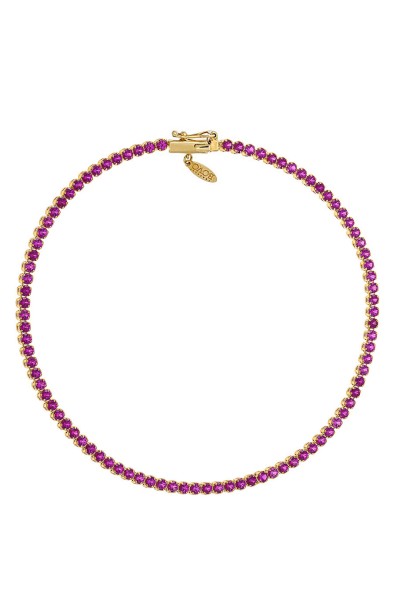 Βραχιόλι Χρυσό 14Κ Ριβιέρα Red Passion