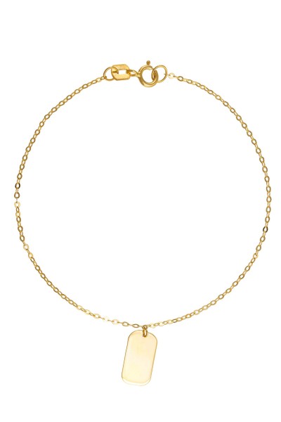 Βραχιόλι Χρυσό 14Κ Label It Simple