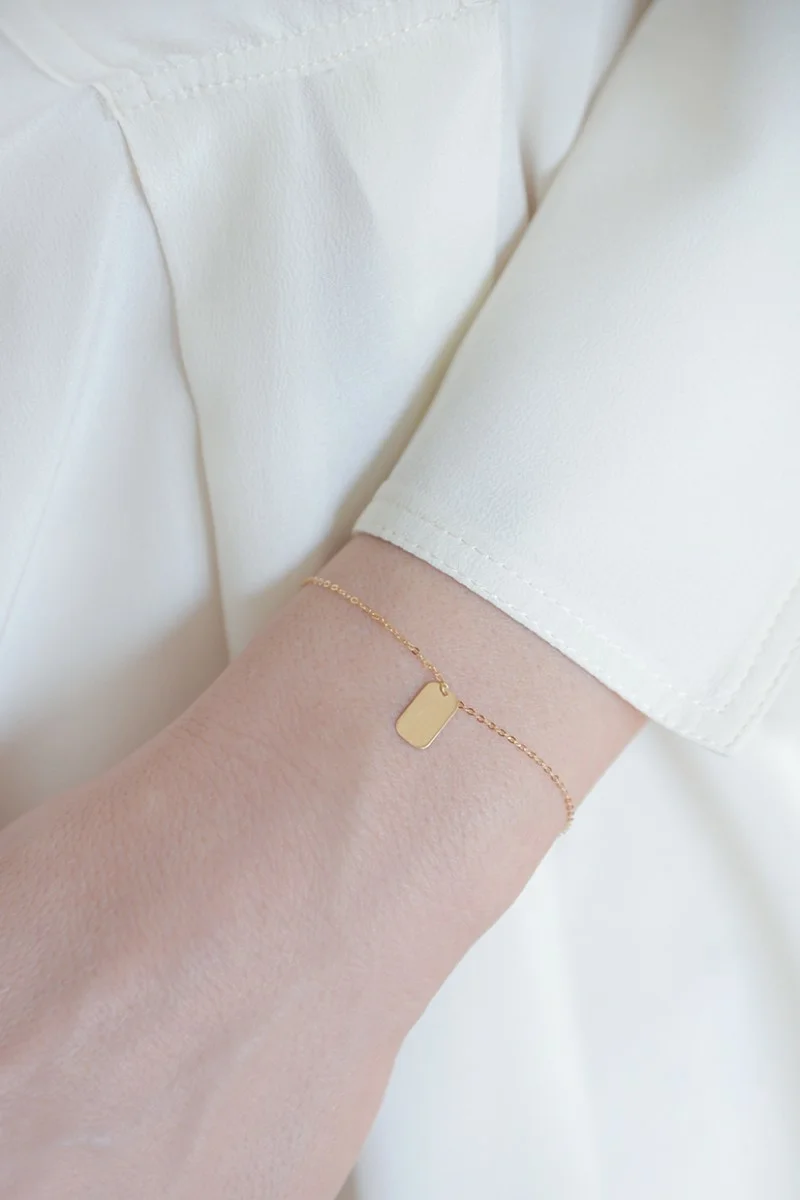 Βραχιόλι Χρυσό 14Κ Label It Simple