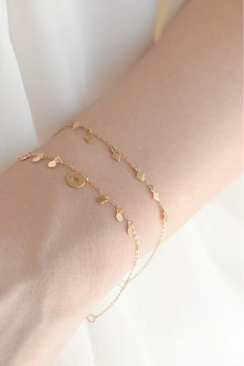 Βραχιόλι Χρυσό 14Κ Star Blings