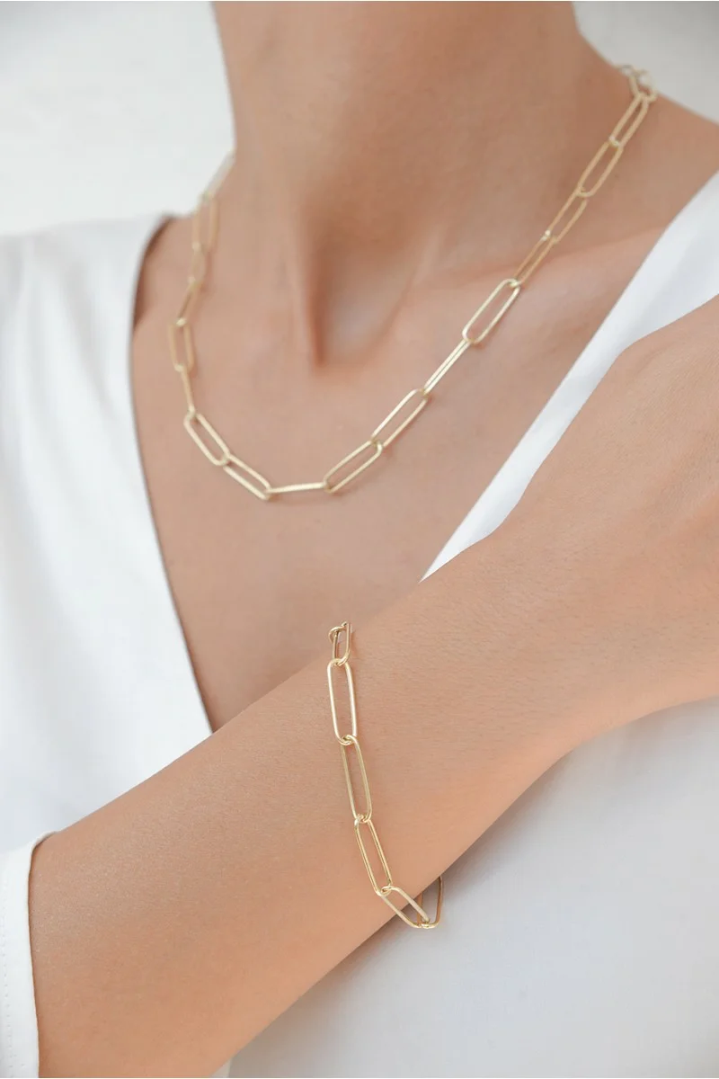 Βραχιόλι Χρυσό 14Κ Blogger Style Elite 5893