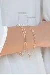 Βραχιόλι Χρυσό 14Κ Blogger Style Elite 5893