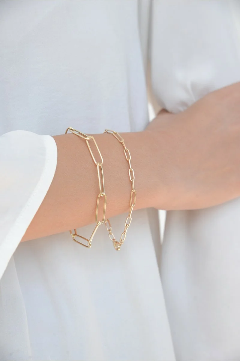 Βραχιόλι Χρυσό 14Κ Blogger Style Elite 5893