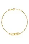 Βραχιόλι Χρυσό 14Κ Fashion Oval