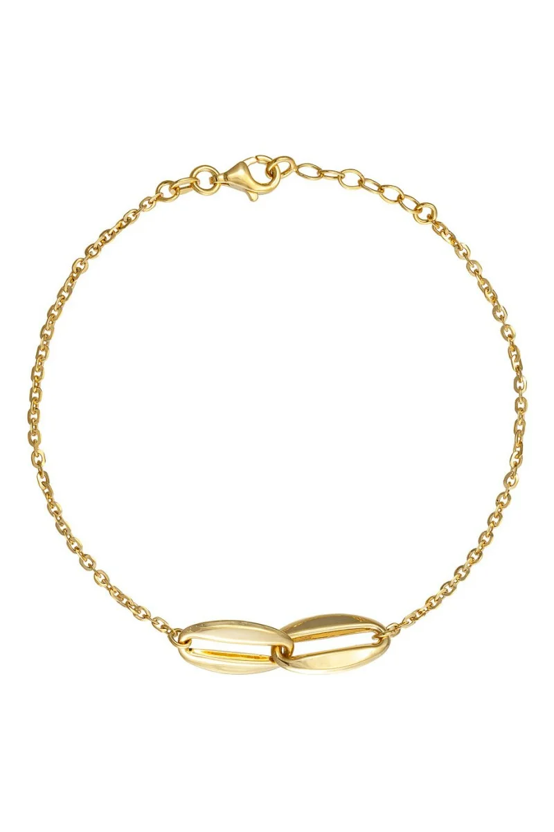 Βραχιόλι Χρυσό 14Κ Fashion Oval