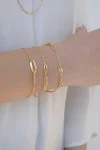 Βραχιόλι Χρυσό 14Κ Fashion Oval