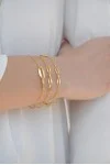 Βραχιόλι Χρυσό 14Κ Fashion Oval