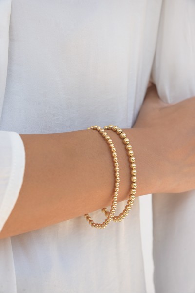 Βραχιόλι Χρυσό 14Κ Bead It Shine Elite 6500