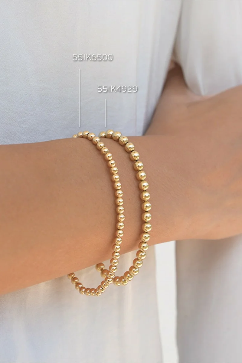 Βραχιόλι Χρυσό 14Κ Bead It Shine Elite 6500