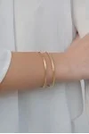 Βραχιόλι Χρυσό 14Κ Bangle Dolce Vita 6529