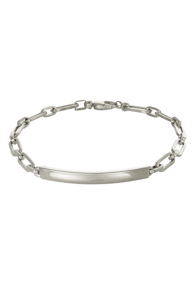 Βραχιόλι Λευκόχρυσο 14Κ Label It Elite