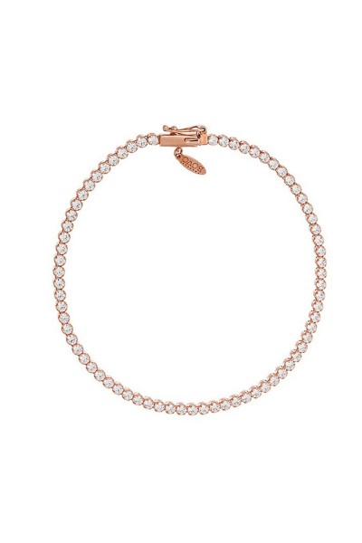 Βραχιόλι Ροζ Χρυσό 14Κ Ριβιέρα