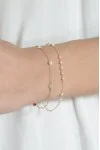 Βραχιόλι Χρυσό 14Κ Heart Pearl