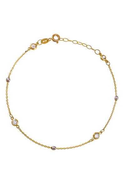 Βραχιόλι Χρυσό 14Κ Dots Mix