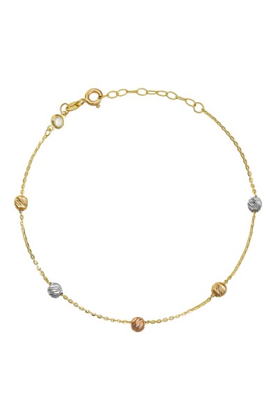 Βραχιόλι Χρυσό 14Κ Dolce Vita Trinity 6224