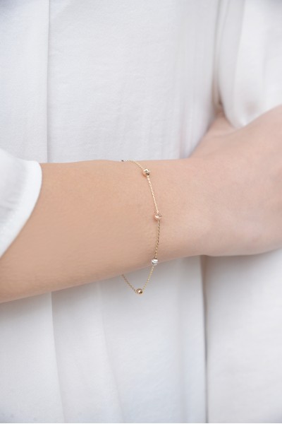 Βραχιόλι Χρυσό 14Κ Dolce Vita Trinity 6224