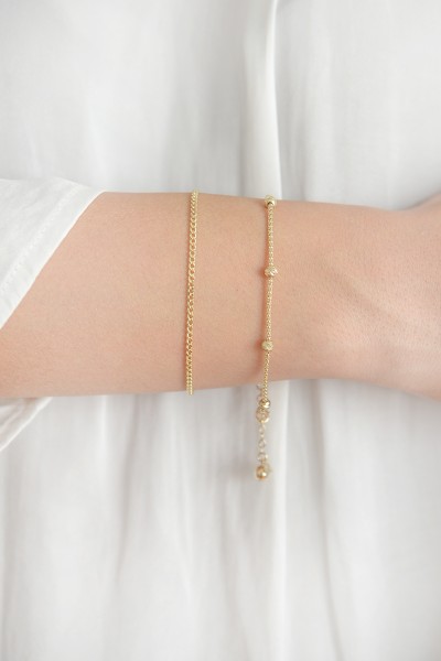 Βραχιόλι Χρυσό 14Κ Boho Dolce Vita 5385