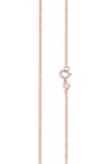 Αλυσίδα Marsha 50cm από Ροζ Χρυσό 14Κ