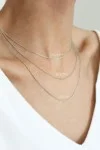 Αλυσίδα Marsha 40cm από Λευκόχρυσο 14Κ