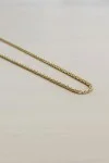 Αλυσίδα Spigga Στρογγυλή 50cm από Χρυσό 14Κ Round No3