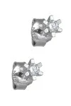Σκουλαρίκι Εξάδοντο Λευκόχρυσο 18Κ Brillant 0.15ct