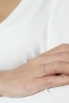 Δαχτυλίδι Χρυσό 18Κ Διαμάντι Σειρέ 0.19Ct