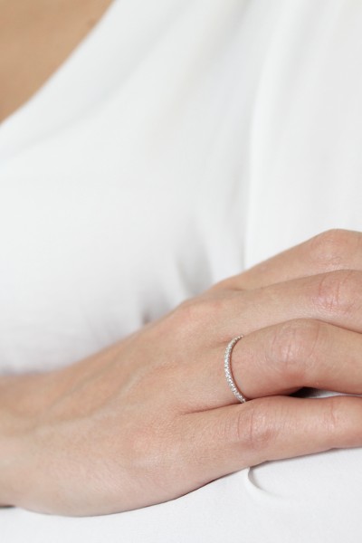 Δαχτυλίδι Διαμάντι Σειρέ 0.19Ct