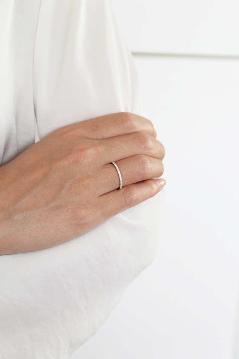 Δαχτυλίδι Χρυσό 18Κ Διαμάντι Σειρέ 0.19Ct