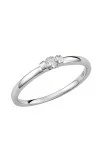 Μονόπετρο Λευκόχρυσο 18Κ Διαμάντι Minimal 0.10ct