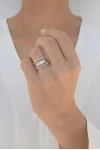 Δαχτυλίδι Διαμάντι Λευκόχρυσο 18Κ Baguette 0.36 Ct