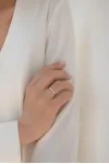 Μονόπετρο Minimal Λευκόχρυσο 18Κ Διαμάντι 0.10ct