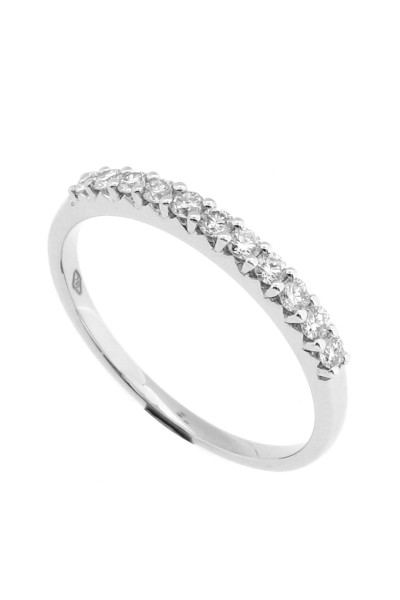 Δαχτυλίδι Λευκόχρυσο 18Κ Διαμάντι Σειρέ 0.21Ct