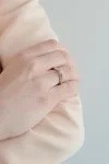 Μονόπετρο Λευκόχρυσο 18Κ Διαμάντι Minimal 0.16ct