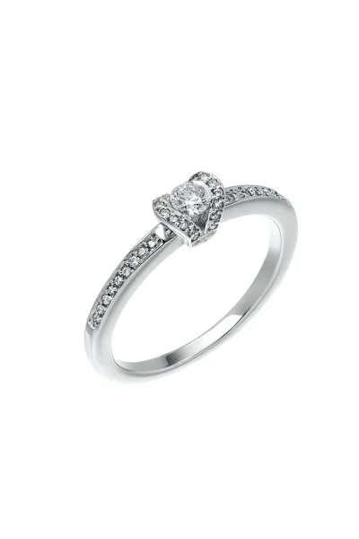 Δαχτυλίδι Λευκόχρυσο 18Κ Μονόπετρο 0.25ct