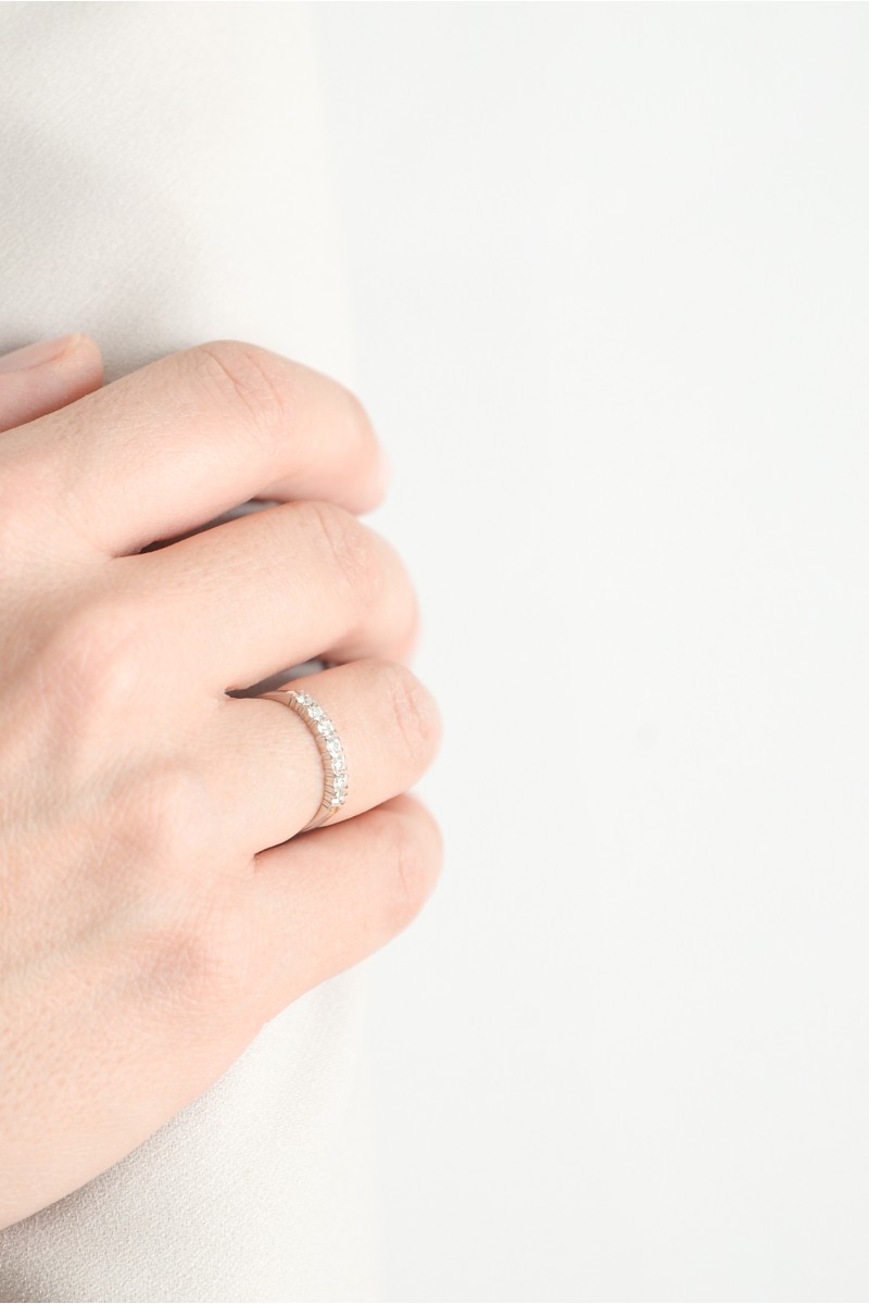 Δαχτυλίδι Λευκόχρυσο 18Κ Διαμάντι Σειρέ 0.28Ct